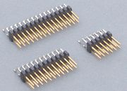 313A-1 series - Pin -Header- Strips- Double row for Surfase Mount Technic and High-Temperature Body 2.54mm pitch - Weitronic Enterprise Co., Ltd.